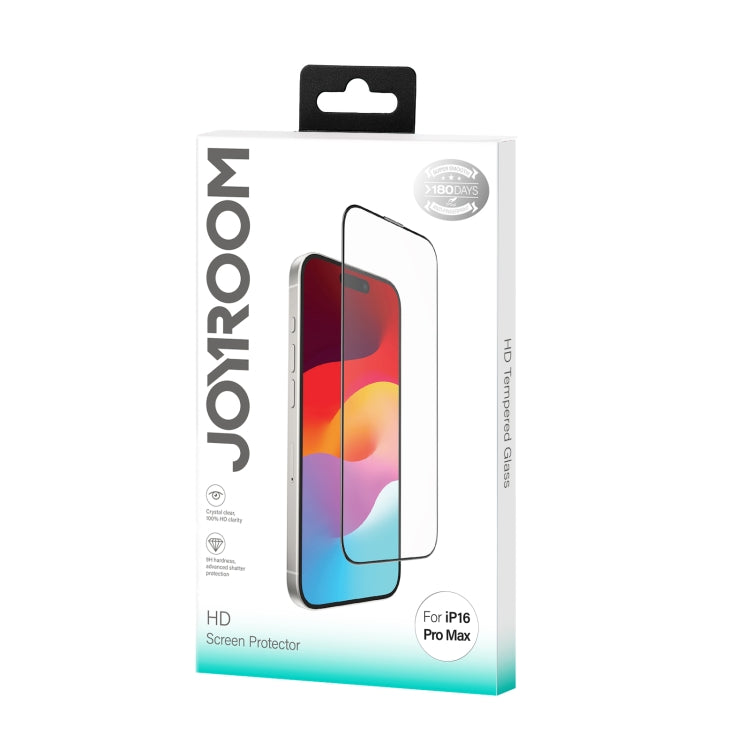 For iPhone 16 / 15 JOYROOM Zero Sense Series 2.5D Full Screen HD Tempered Glass Film