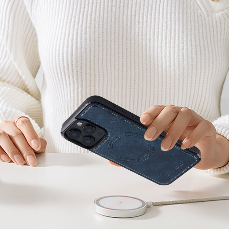 For iPhone 14 Pro LC.IMEEKE Magsafe Phone Case(Blue)