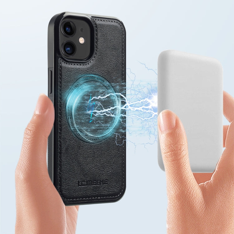 For iPhone 11 LC.IMEEKE Magsafe Phone Case(Black)