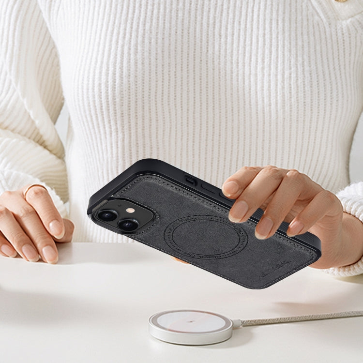 For iPhone 11 LC.IMEEKE Magsafe Phone Case(Black)