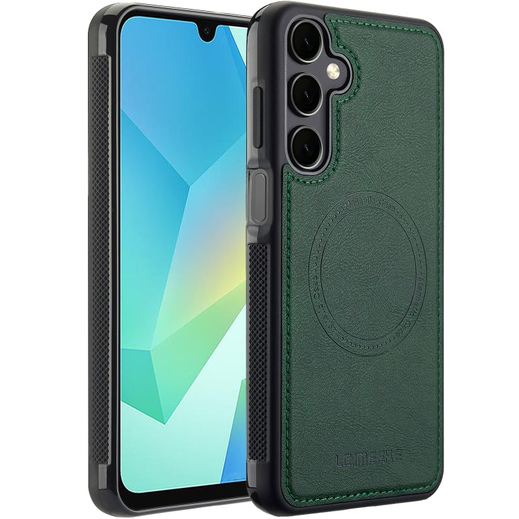 For Samsung Galaxy S23 FE 5G LC.IMEEKE Magsafe Phone Case(Green)