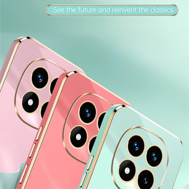For Redmi Note 14 Pro+ 5G XINLI Straight Edge 6D Electroplate TPU Phone Case(White)