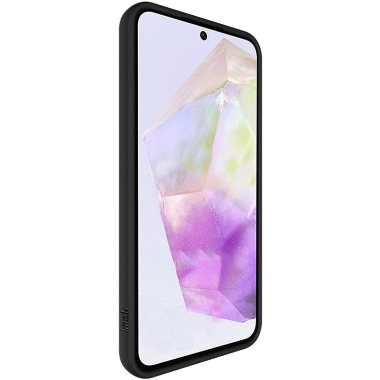For Samsung Galaxy A36 5G imak UX-9B Series Four Corners Tiny Airbag Shockproof Phone Case(Black)