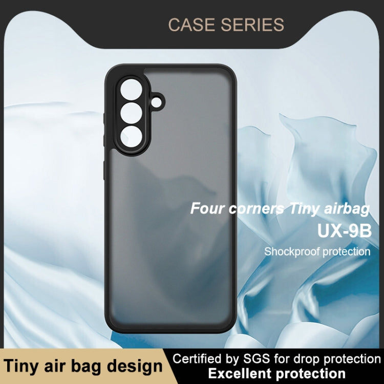 For Samsung Galaxy A36 5G imak UX-9B Series Four Corners Tiny Airbag Shockproof Phone Case(Black)