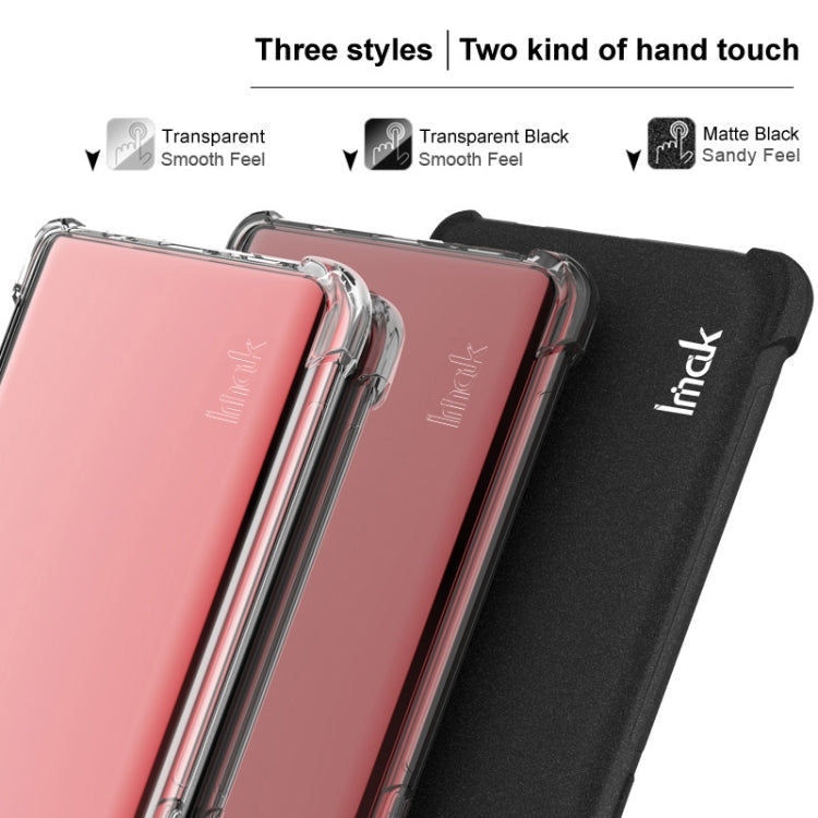 For ZTE nubia Red Magic 10 Pro imak Shockproof Airbag TPU Phone Case(Matte Black)