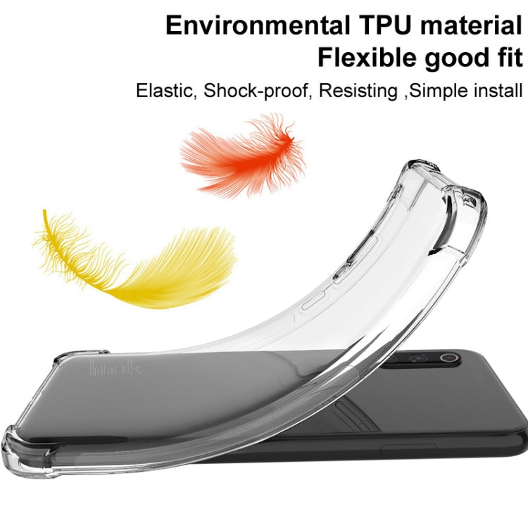 For ZTE nubia Red Magic 10 Pro imak Shockproof Airbag TPU Phone Case(Transparent Black)
