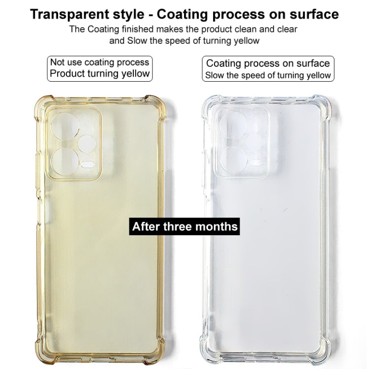 For ZTE nubia Red Magic 10 Pro imak Shockproof Airbag TPU Phone Case(Matte Black)