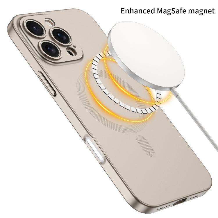 For iPhone 16 Pro Max GKK MagSafe Full Coverage Phone Case(Titanium Gray)