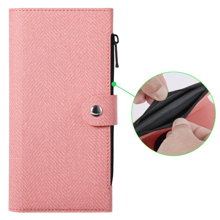 For iPhone 15 ViLi GBS Series MagSafe Magnetic RFID Leather Flip Phone Case(Pink)