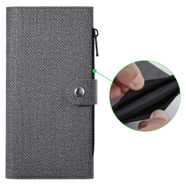 For iPhone 15 ViLi GBS Series MagSafe Magnetic RFID Leather Flip Phone Case(Black)