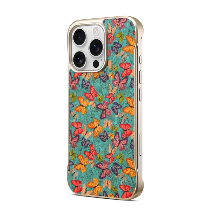 For iPhone 15 Pro Denior A18 Paint MagSafe Phone Case(Butterflies)