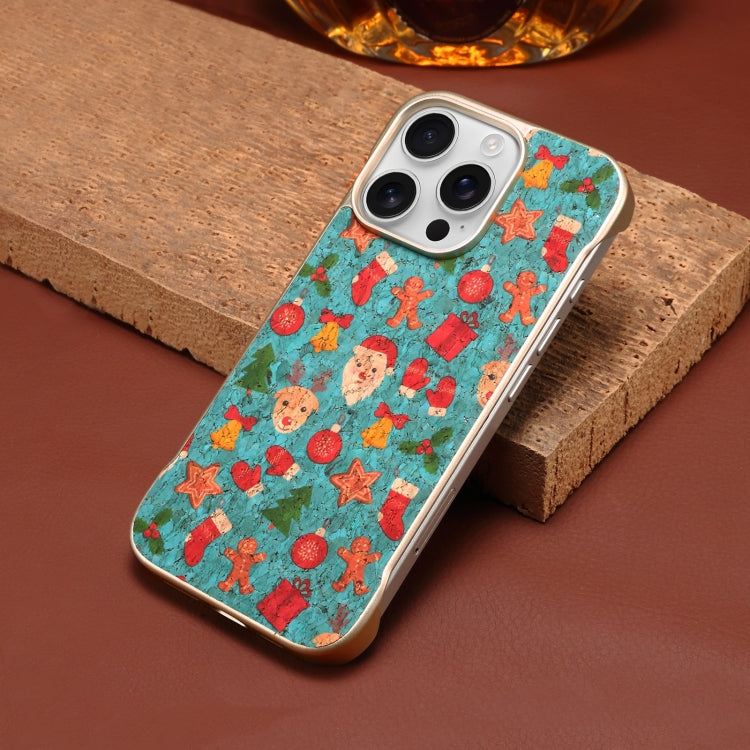 For iPhone 15 Pro Denior A18 Paint MagSafe Phone Case(Christmas)