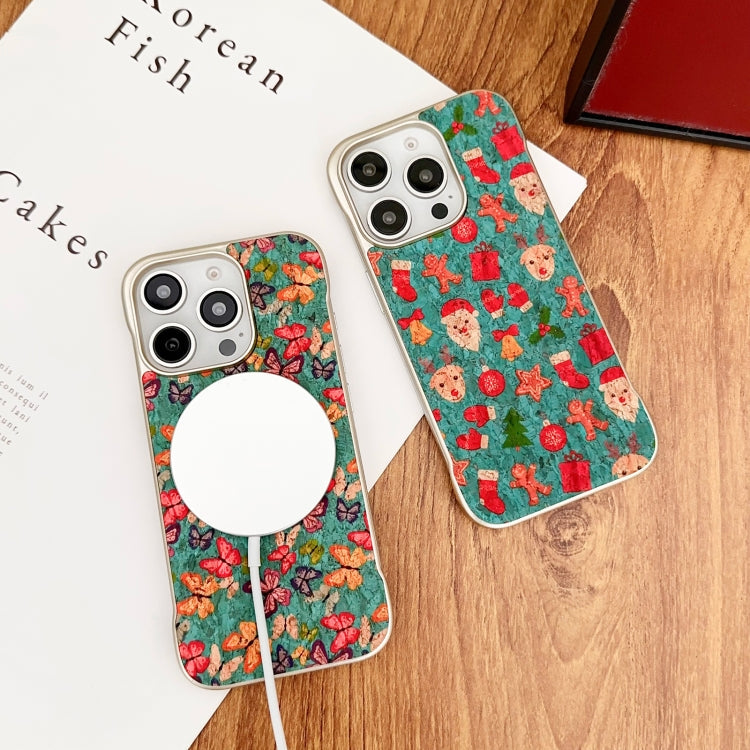 For iPhone 15 Pro Denior A18 Paint MagSafe Phone Case(Christmas)