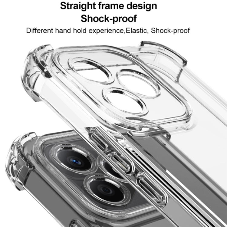For iPhone 15 Pro Max imak UX-4 Series Four-corner Shockproof Phone Case(Transparent)