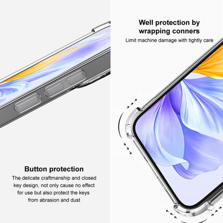 For iPhone 15 Pro imak UX-4 Series Four-corner Shockproof Phone Case(Transparent)
