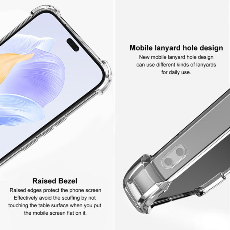 For iPhone 15 Pro Max imak UX-4 Series Four-corner Shockproof Phone Case(Transparent)