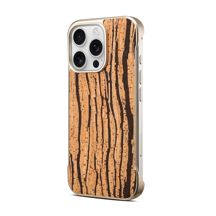 For iPhone 15 Pro Denior A18 WoodenPaint MagSafe Phone Case(Tree Pattern)