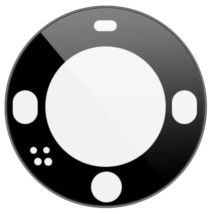 For Huawei Mate 60 imak Black Version HD Glass Rear Camera Lens Film, Self-positioning Version