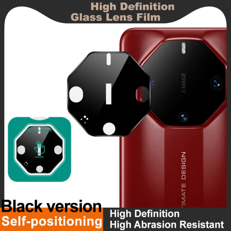 For Huawei Mate 60 RS Ultimate imak Black Version HD Glass Rear Camera Lens Film, Self-positioning Version