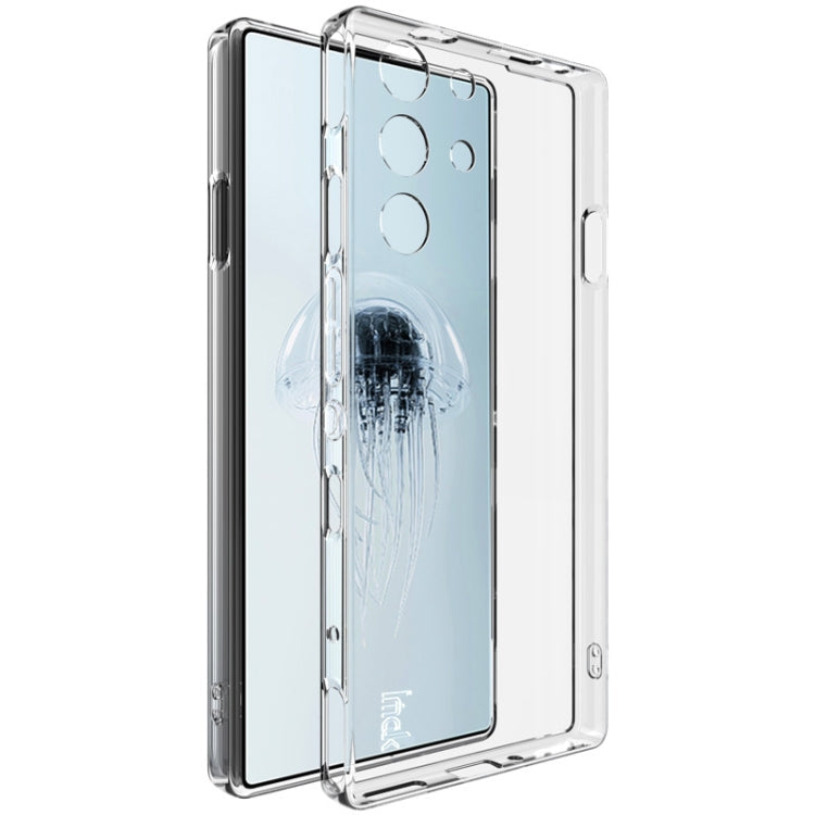 For ZTE nubia RedMagic 10 Pro imak UX-5 Series Super Slim Transparent Shockproof TPU Protective Case(Transparent)