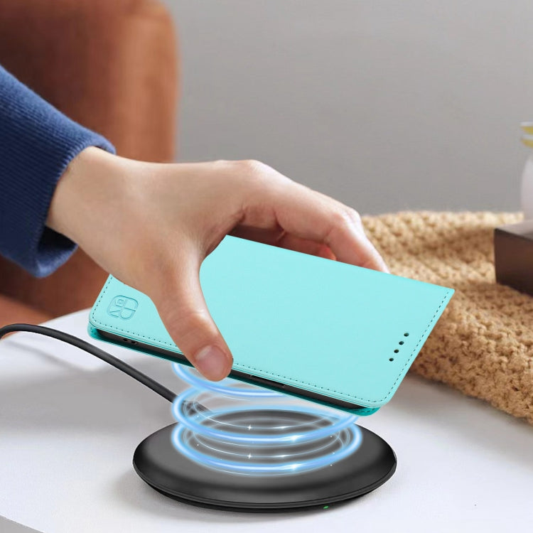 RC01 Dual-Folded Magnetic Suction RFID Leather Phone Case, For iPhone 13 Pro Max, For iPhone 13 Pro, For iPhone 13 mini