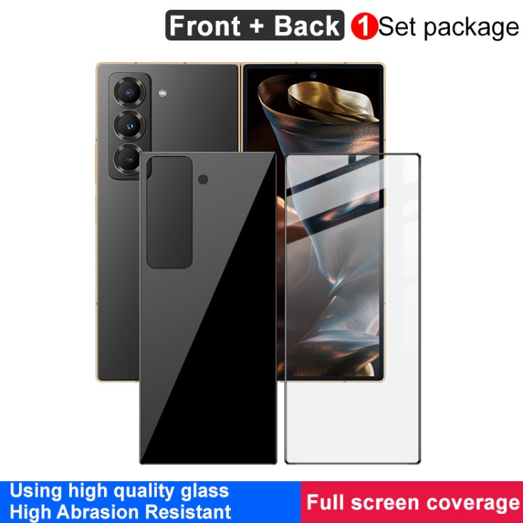 For Samsung Galaxy Z Fold Special imak Front Screen + Back Cover Tempered Glass Film