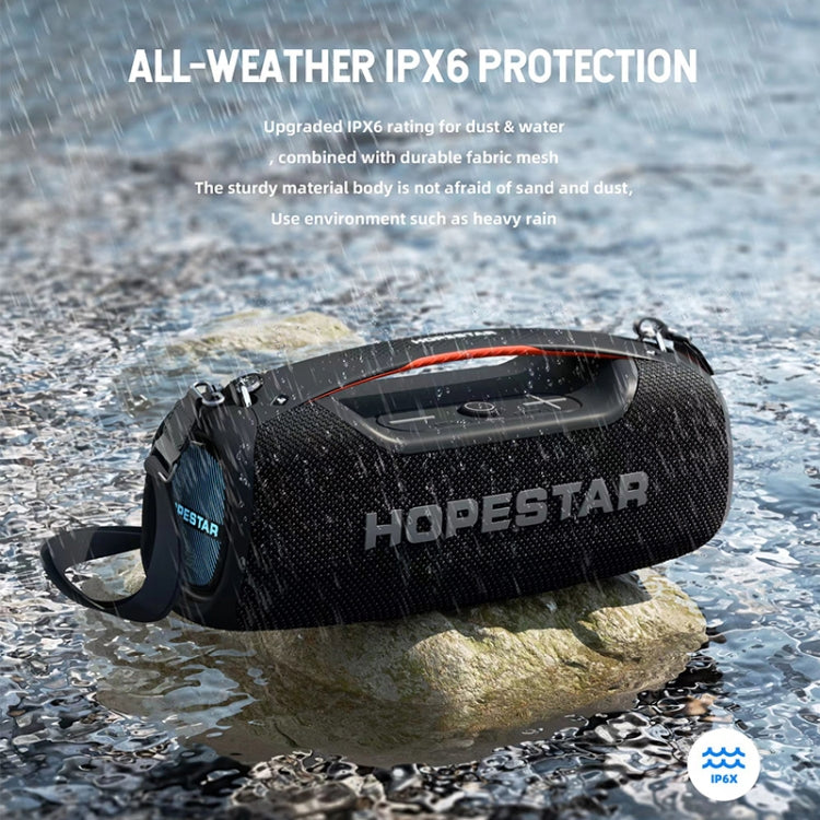 HOPESTAR A60 100W Outdoor Portable IPX6 Waterproof Bluetooth Speaker with Microphone(Blue)