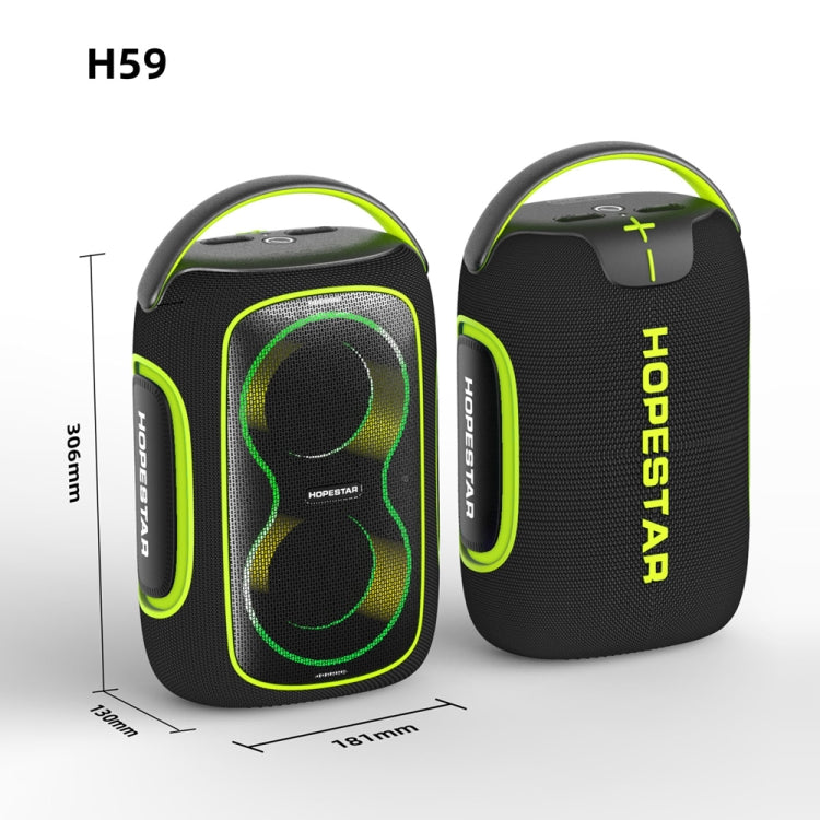 HOPESTAR H59 50W Outdoor Portable IPX5 Waterproof Bluetooth Speaker(Dark Green)