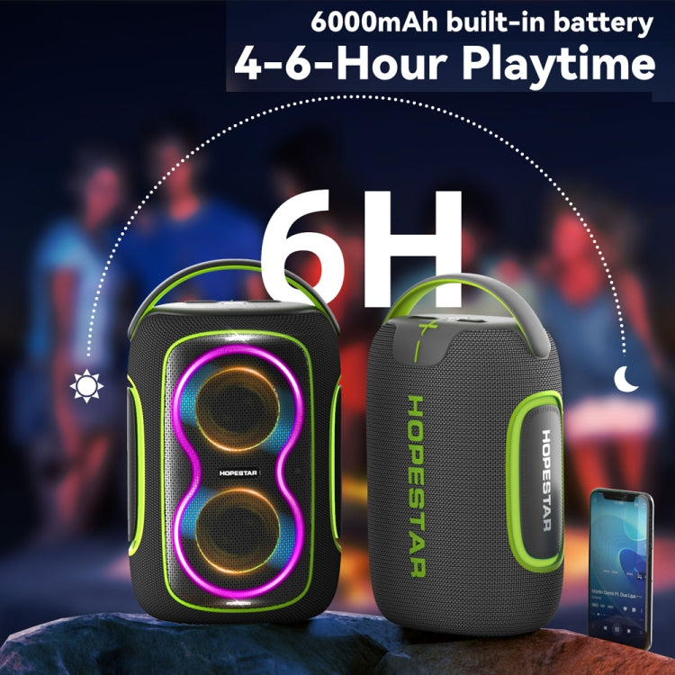 HOPESTAR H59 50W Outdoor Portable IPX5 Waterproof Bluetooth Speaker(Grey)