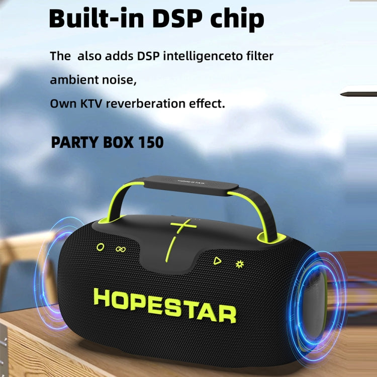 HOPESTAR Party Box 150 40W Outdoor Portable IPX5 Waterproof Bluetooth Speaker(Navy Blue)