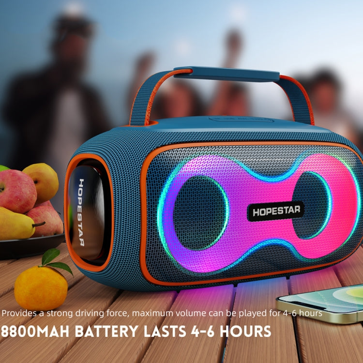 HOPESTAR Party Box 150 40W Outdoor Portable IPX5 Waterproof Bluetooth Speaker(Navy Blue)