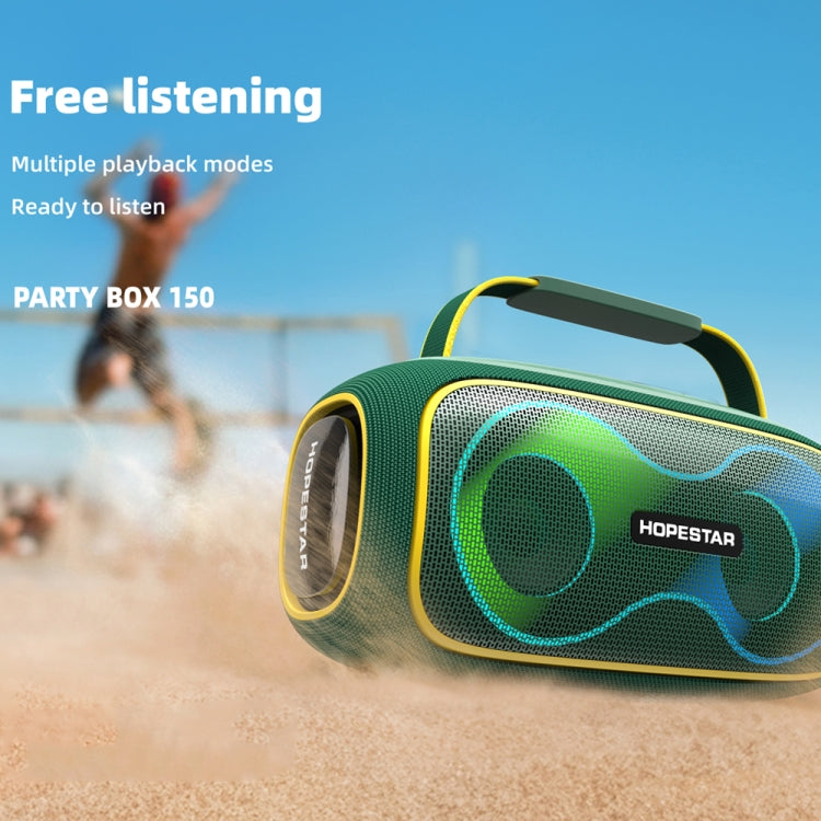 HOPESTAR Party Box 150 40W Outdoor Portable IPX5 Waterproof Bluetooth Speaker(Navy Blue)