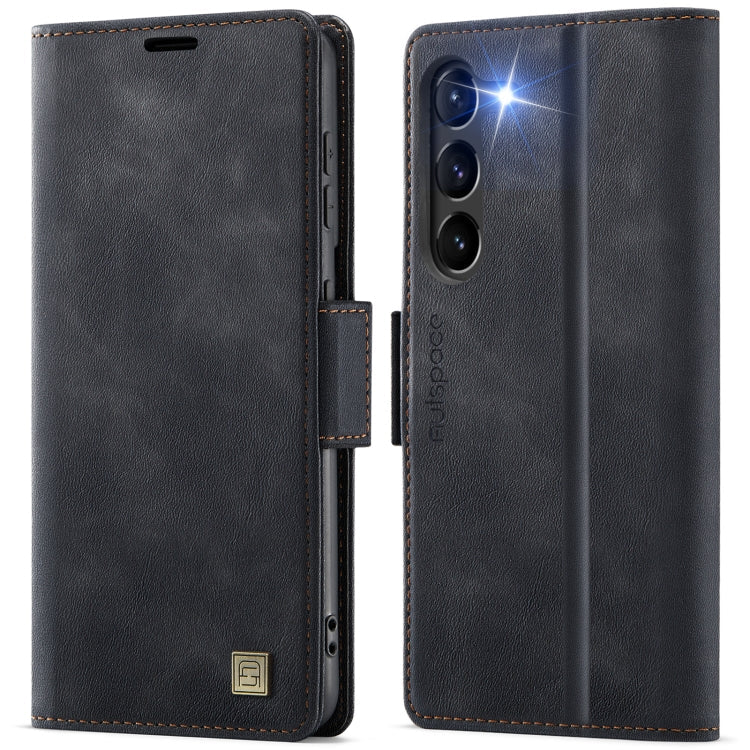 For Samsung Galaxy S23+ 5G AutSpace A11 Side Buckle MagSafe Magnetic RFID Phone Leather Case(Black)