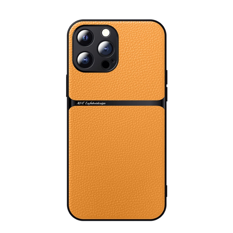Litchi Leather Magnetic Full Coverage Shockproof Phone Case, For iPhone 14 Pro Max, For iPhone 13 Pro Max, For iPhone 13 Pro, For iPhone 13