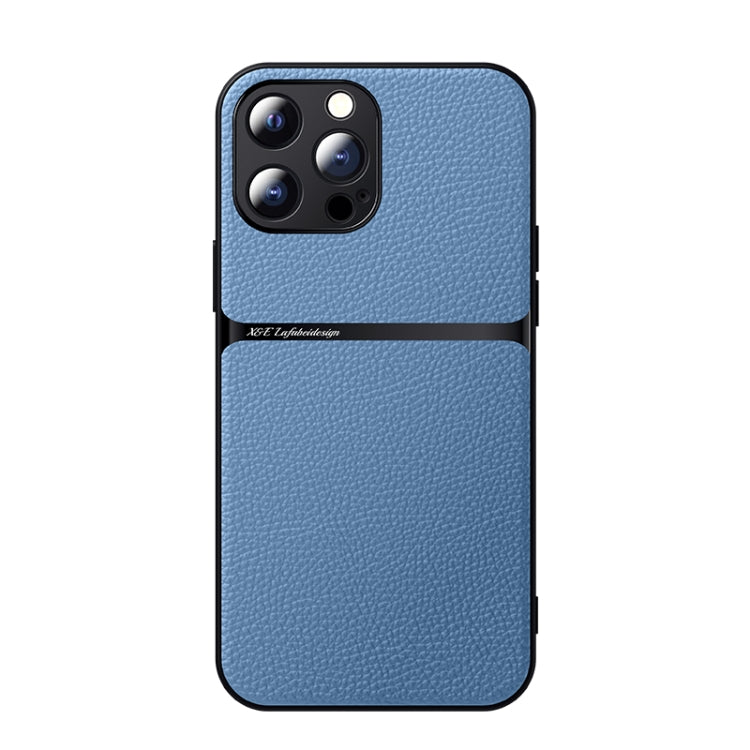 Litchi Leather Magnetic Full Coverage Shockproof Phone Case, For iPhone 14 Pro Max, For iPhone 13 Pro Max, For iPhone 13 Pro, For iPhone 13
