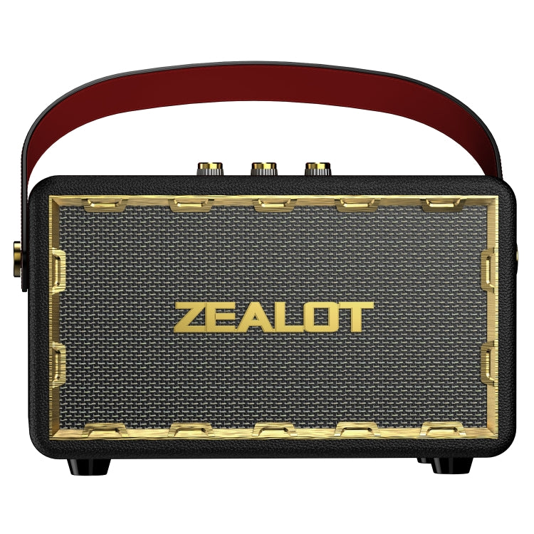 Zealot MT01M Retro Card Portable Wireless Bluetooth Speaker with Dual Microphones(Black)