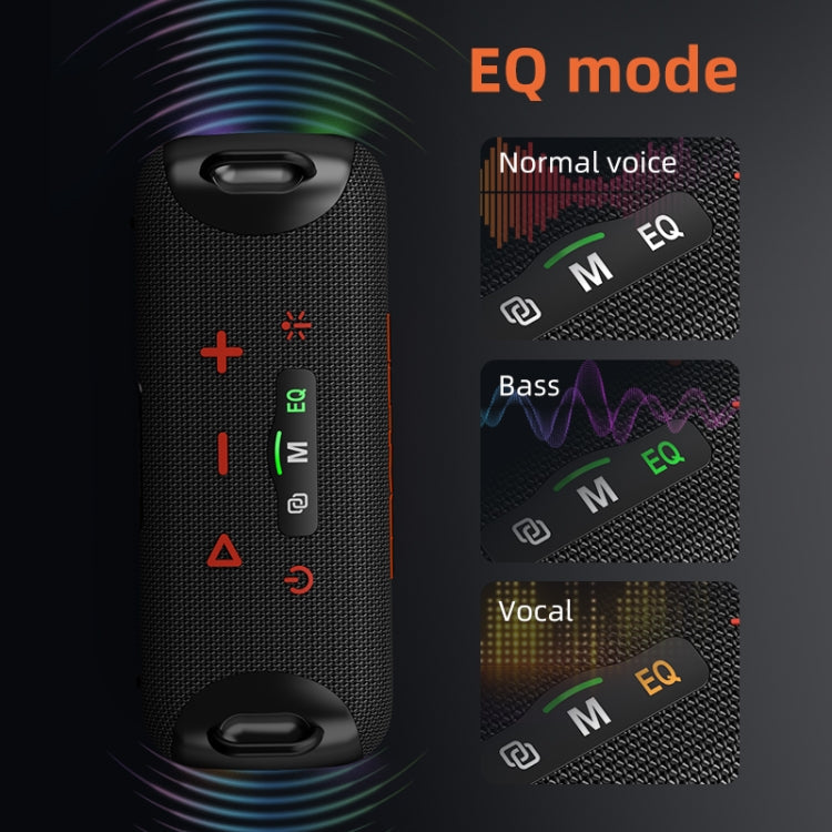 Zealot S85M 50W Outdoor Portable Bluetooth Speaker with Microphone(Black)