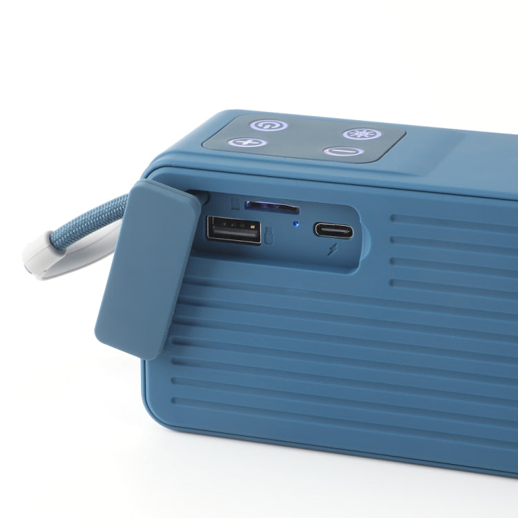 T&G TG685 Mini Portable Outdoor Wireless Bluetooth Speaker with LED Atmosphere Light(Black)