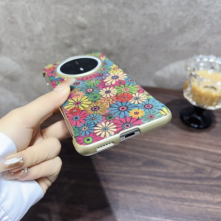 For Huawei Mate 70 Denior A18 Paint MagSafe Phone Case(Blue Butterflies)