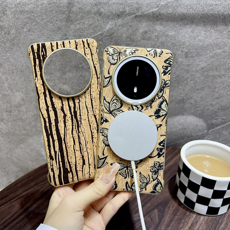For Huawei Mate 70 Denior A18 Paint MagSafe Phone Case(Black Grain)