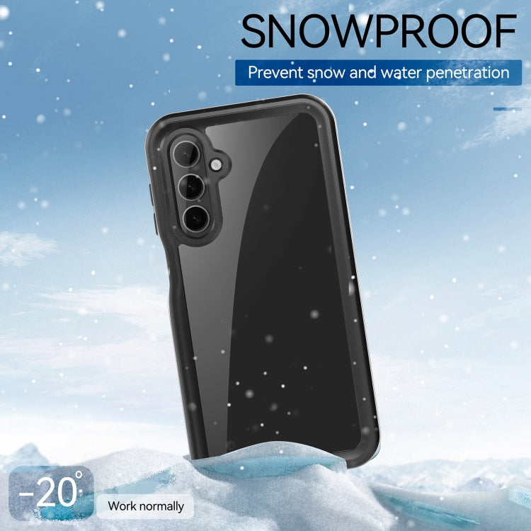 For Samsung Galaxy A16 5G / 4G RedPepper IP68 Waterproof PC Hybrid TPU Phone Case(Black)