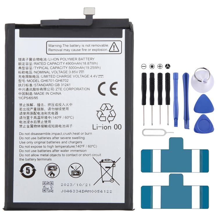 Battery Replacement, For ZTE Axon 60 / 60 Lite E6706ZTE-B 5000mAh, For ZTE Blade A34 / A54 GH6701-GH6702 5000mAh, For ZTE Nubia Z60 Ultra Li3959T45P8h816761 6000mAh, For ZTE Blade V50 Vita Li3852T44P8HA26650 5200mAh                                     ...