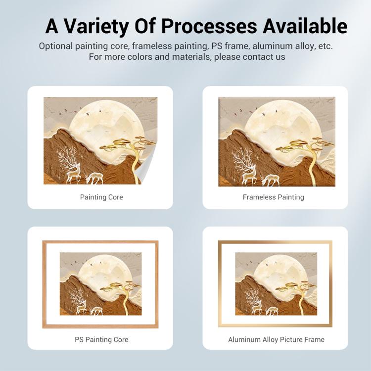 Castle Decorative Painting with PS Frame Print On Your Demand, 15x20cm, 20x20cm, 30x30cm, 40x40cm, 50x50cm, 60x60cm, 70x70cm, 80x80cm, 90x90cm
