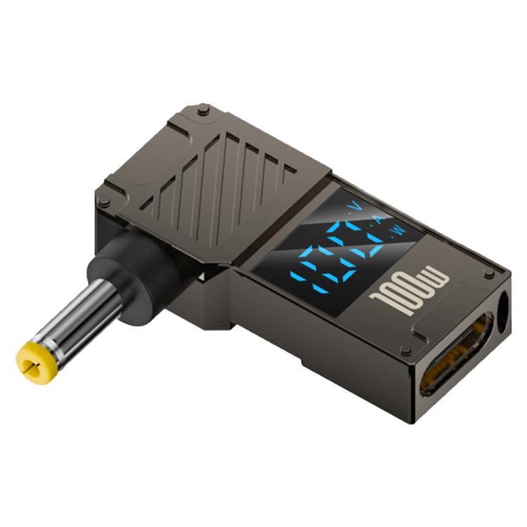 100W Computer Charging Digital Display Adapter, Type-C to DC4.0x1.7mm, Type-C to DC4.0x1.35mm, Type-C to DC4.0x1.7mm Center Groove, Type-C to DC3.0 x 1.1mm, Type-C to DC5.5x2.1mm, Type-C to DC6.0x0.6mm, Type-C to DC5.5x2.5mm, Type-C to DC5.5x1.7mm     ...