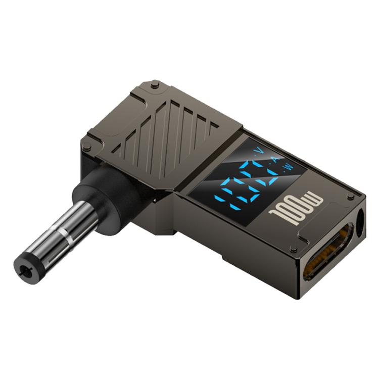 100W Computer Charging Digital Display Adapter, Type-C to DC4.0x1.7mm, Type-C to DC4.0x1.35mm, Type-C to DC4.0x1.7mm Center Groove, Type-C to DC3.0 x 1.1mm, Type-C to DC5.5x2.1mm, Type-C to DC6.0x0.6mm, Type-C to DC5.5x2.5mm, Type-C to DC5.5x1.7mm     ...