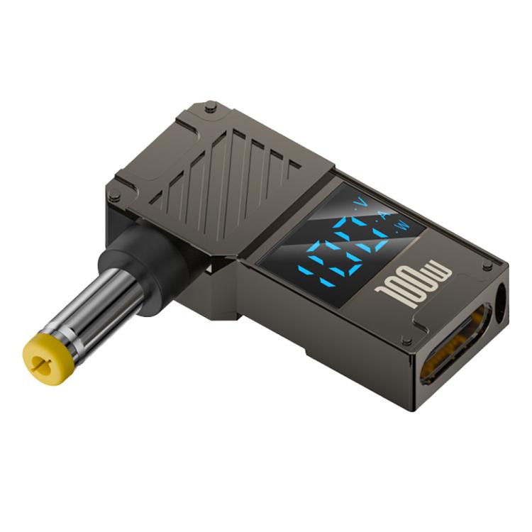 100W Computer Charging Digital Display Adapter, Type-C to DC4.0x1.7mm, Type-C to DC4.0x1.35mm, Type-C to DC4.0x1.7mm Center Groove, Type-C to DC3.0 x 1.1mm, Type-C to DC5.5x2.1mm, Type-C to DC6.0x0.6mm, Type-C to DC5.5x2.5mm, Type-C to DC5.5x1.7mm     ...