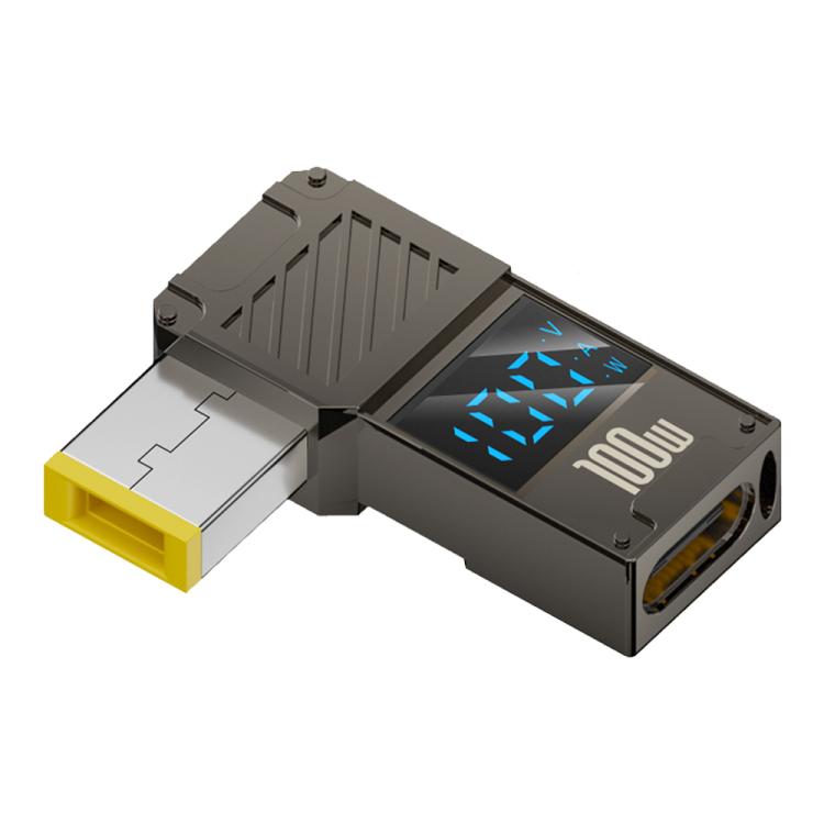 100W Computer Charging Digital Display Adapter, Type-C to DC4.0x1.7mm, Type-C to DC4.0x1.35mm, Type-C to DC4.0x1.7mm Center Groove, Type-C to DC3.0 x 1.1mm, Type-C to DC5.5x2.1mm, Type-C to DC6.0x0.6mm, Type-C to DC5.5x2.5mm, Type-C to DC5.5x1.7mm     ...
