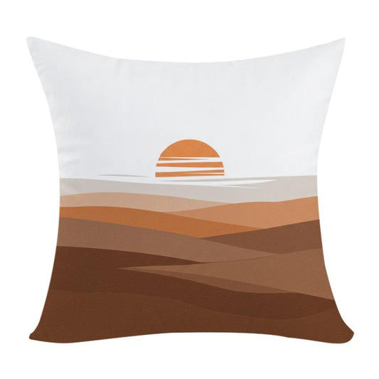 Sunset Printed Sofa Pillow Case No Core Print On Your Demand, 50x50cm, 60x60cm