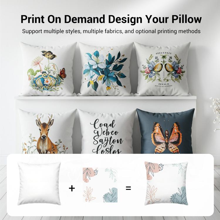 Sunset Printed Sofa Pillow Case No Core Print On Your Demand, 50x50cm, 60x60cm