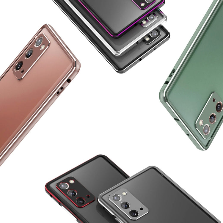 Aluminum Alloy Shockproof Protective Bumper Frame, For Samsung Galaxy Note20 Ultra